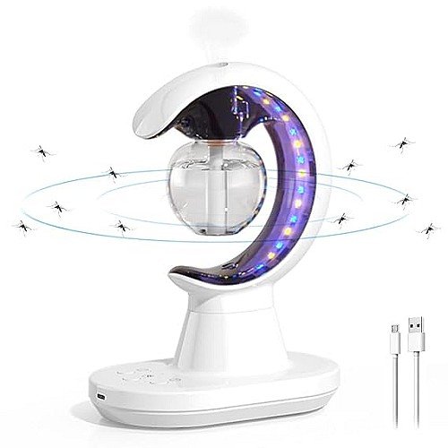 Lampe anti-moustique trois-en-un