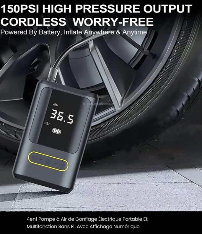 Compresseur d’air électrique portable/gonfleur