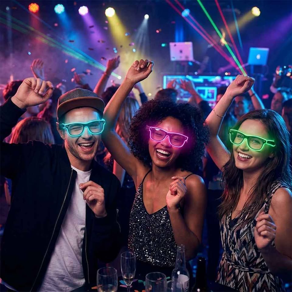Lunette led neon sans fils