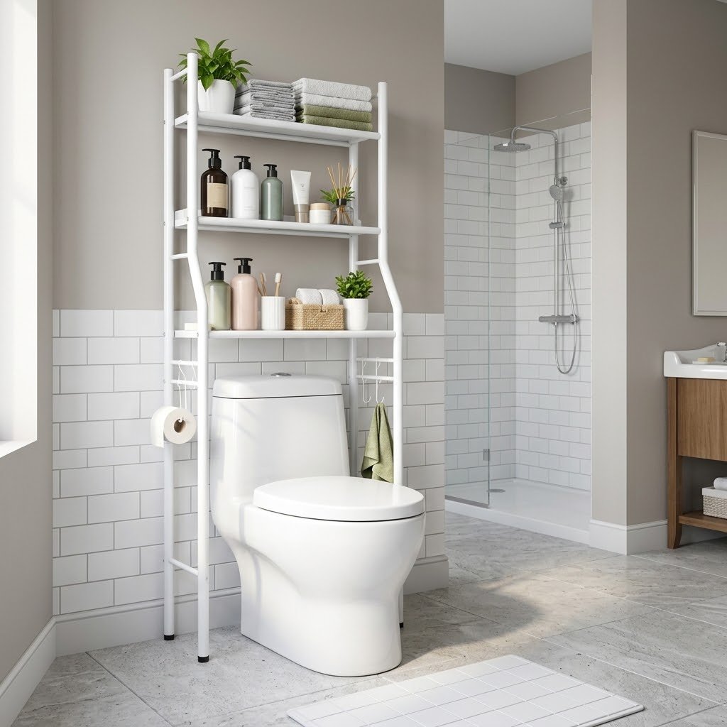 Étagère De Salle De Bain à 3 étagères